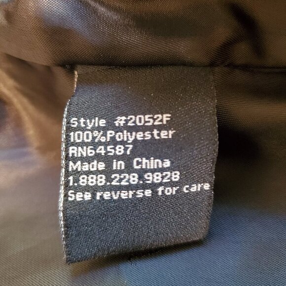 UBU SZ L Flocked Zebra Print Button Front Jacket Coat in Black & Copper - Picture 10 of 10